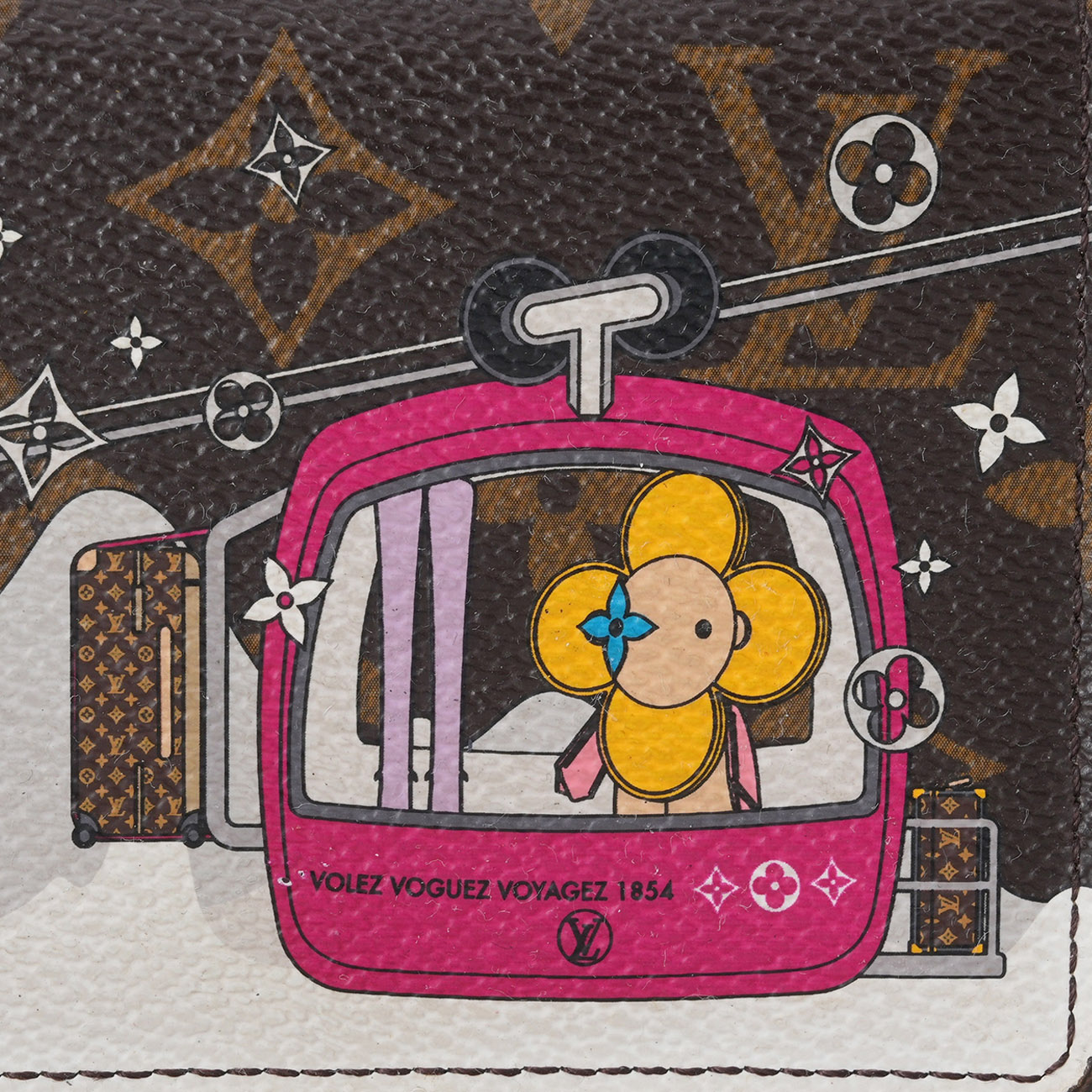 LOUIS VUITTON(USED)루이비통 빅토린 월릿 비비엔 홀리데이 에디션